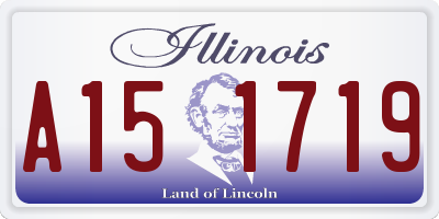 IL license plate A151719