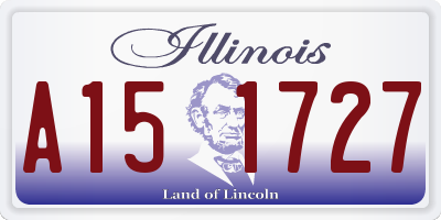 IL license plate A151727