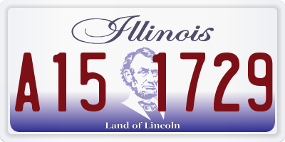 IL license plate A151729