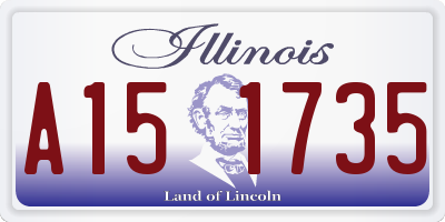 IL license plate A151735