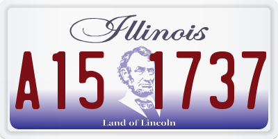 IL license plate A151737