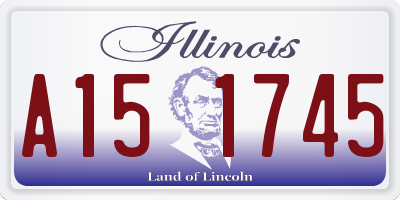 IL license plate A151745
