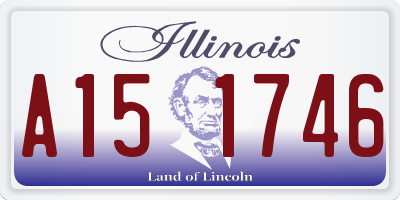 IL license plate A151746