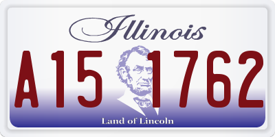 IL license plate A151762