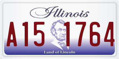 IL license plate A151764