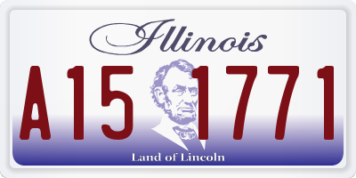 IL license plate A151771
