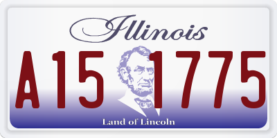 IL license plate A151775