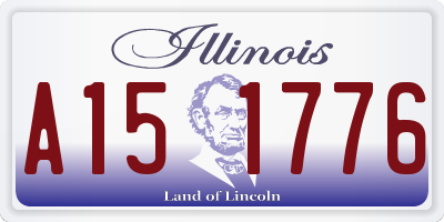 IL license plate A151776
