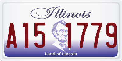 IL license plate A151779