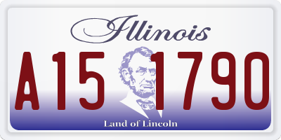 IL license plate A151790