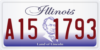 IL license plate A151793