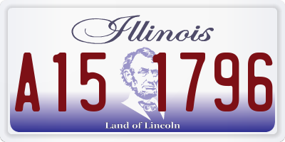 IL license plate A151796