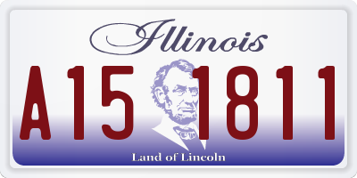IL license plate A151811