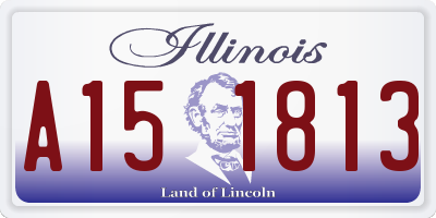 IL license plate A151813