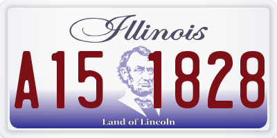 IL license plate A151828