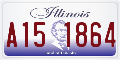 IL license plate A151864
