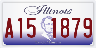 IL license plate A151879