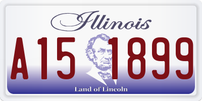 IL license plate A151899