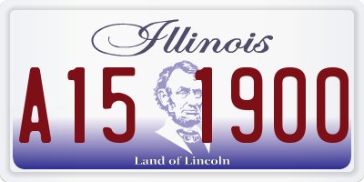 IL license plate A151900