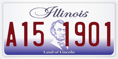 IL license plate A151901