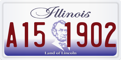 IL license plate A151902