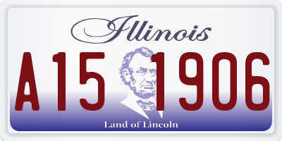IL license plate A151906