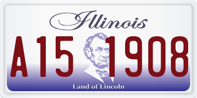 IL license plate A151908