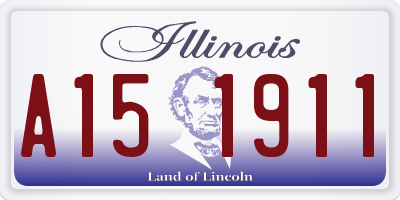 IL license plate A151911