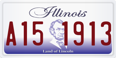 IL license plate A151913