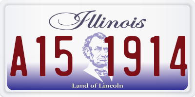 IL license plate A151914