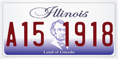 IL license plate A151918
