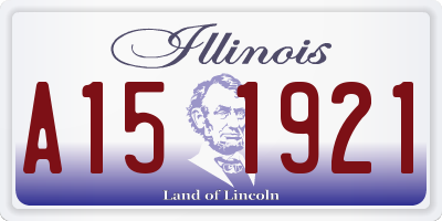 IL license plate A151921