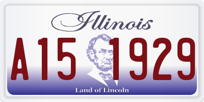 IL license plate A151929