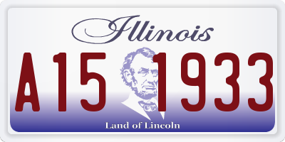 IL license plate A151933
