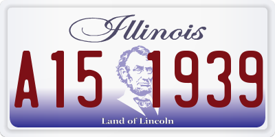 IL license plate A151939
