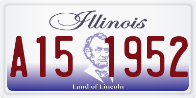 IL license plate A151952