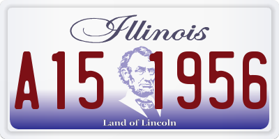 IL license plate A151956