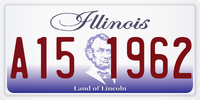IL license plate A151962
