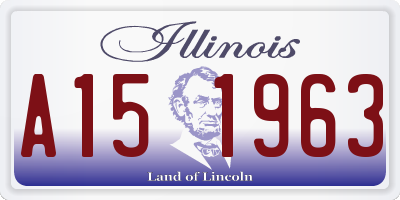 IL license plate A151963