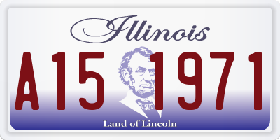 IL license plate A151971