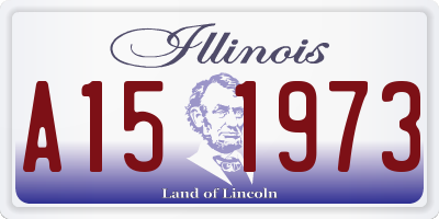 IL license plate A151973