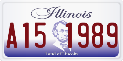 IL license plate A151989