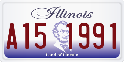 IL license plate A151991