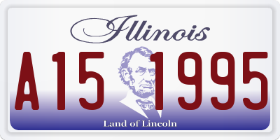 IL license plate A151995
