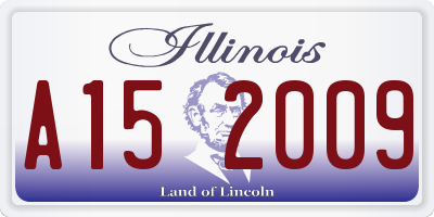 IL license plate A152009