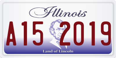 IL license plate A152019
