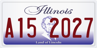 IL license plate A152027