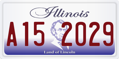 IL license plate A152029