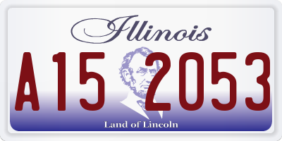 IL license plate A152053