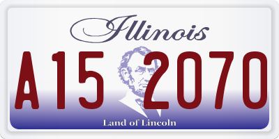 IL license plate A152070
